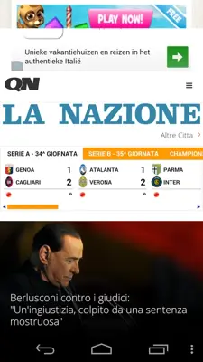 Quotidiani e Giornali Italiani android App screenshot 2