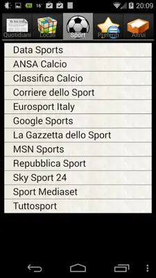 Quotidiani e Giornali Italiani android App screenshot 3