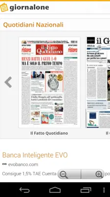 Quotidiani e Giornali Italiani android App screenshot 4