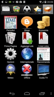 Quotidiani e Giornali Italiani android App screenshot 8